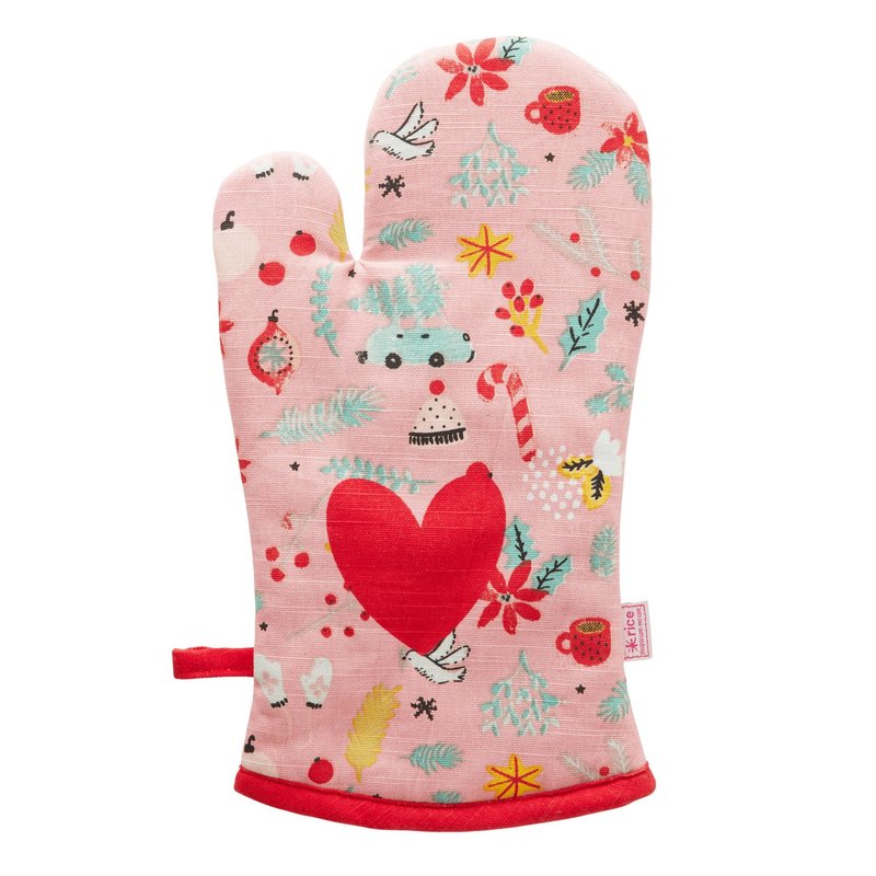 Rice Oven Handschoen roze