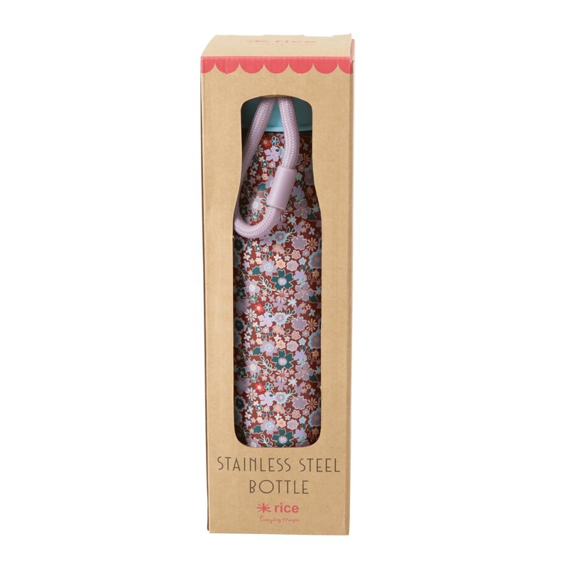 Rice Stainless steel Bottle Fall Floral