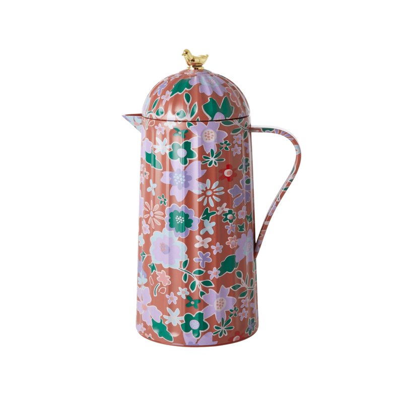 Rice Stainless Thermos kan Fall Floral print