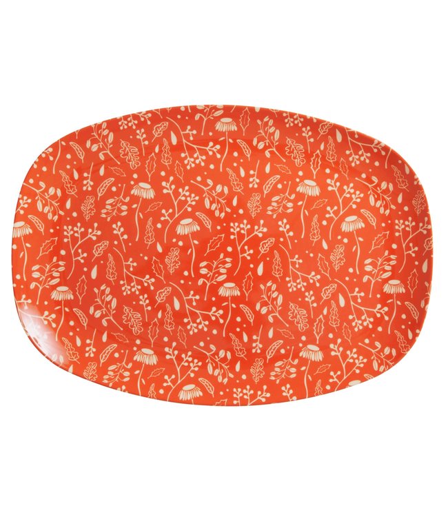 Rice plate fall orange