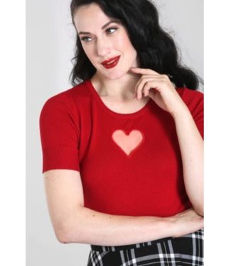 Hell Bunny Heart Top