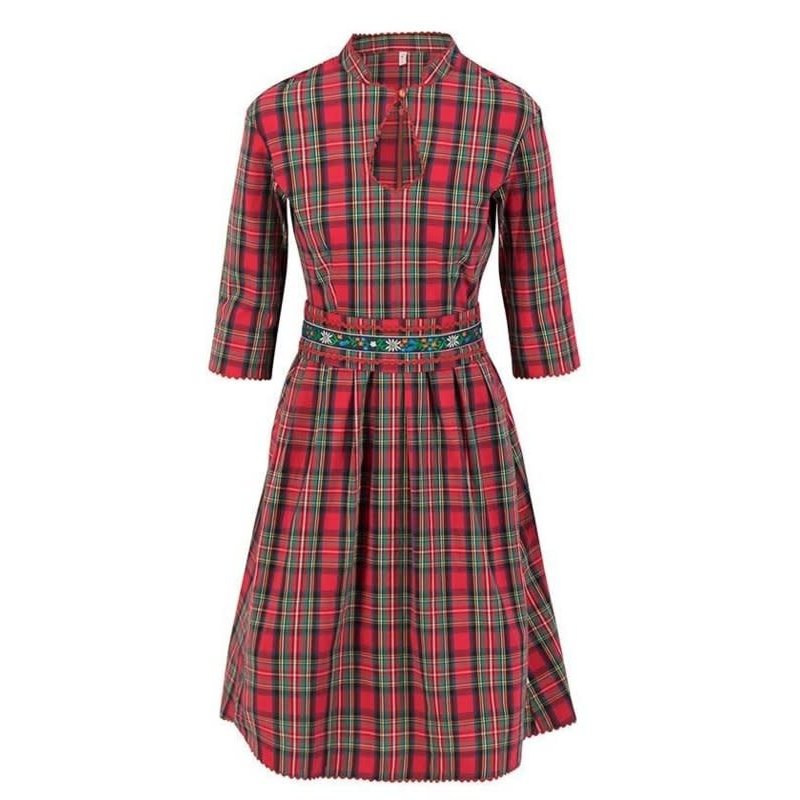 Blutsgeschwister Tartan jurk