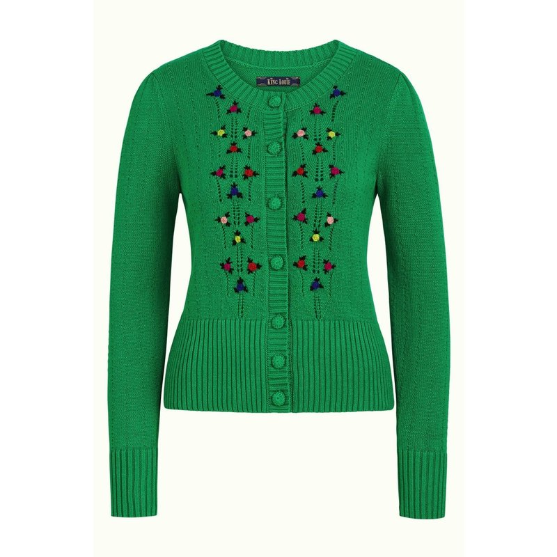 Cardigan Groen Toffee