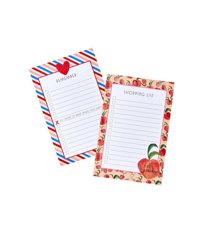 Magnetic Notepad Peach