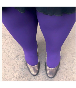 Snag Tights Suffragette  Purple