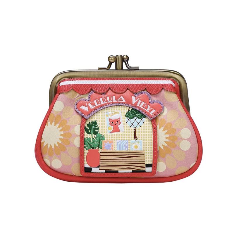 Vinyl Clipper Coin Purse