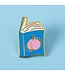 Real Books Have Curves Enamel Pin