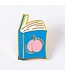 Punky Pins Real Books Have Curves Enamel Pin