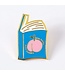 Real Books Have Curves Enamel Pin