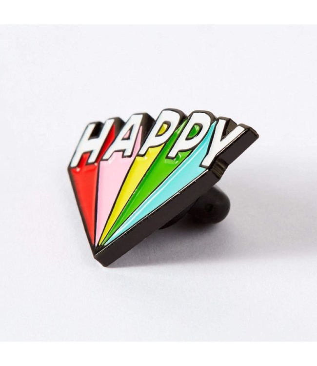 Happy color Enamel Pin