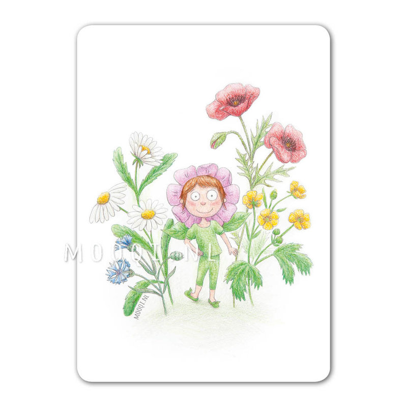 Kaartje Bloemetje tussen de Bloemen