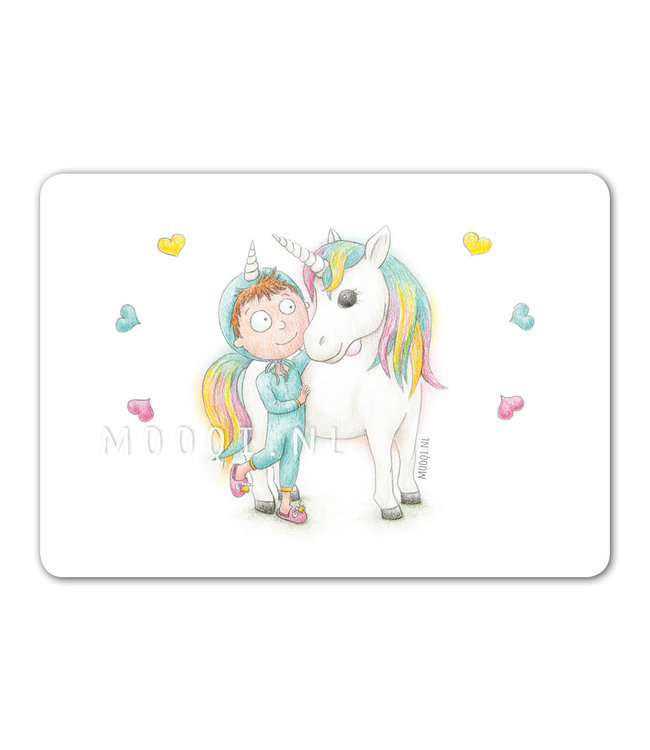 Kaartje Unicorn Liefde