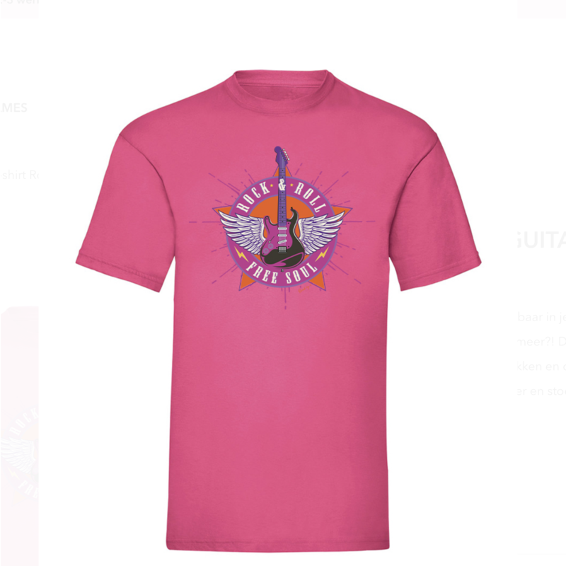 T-shirt Rock Guitar