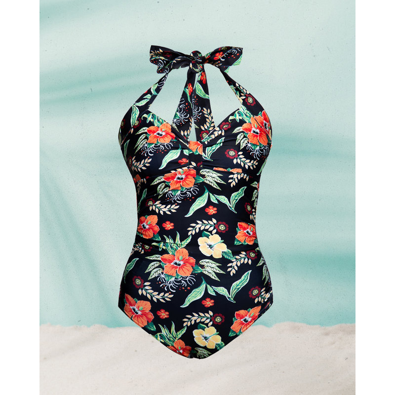 Badpak Hibiscus Zwart