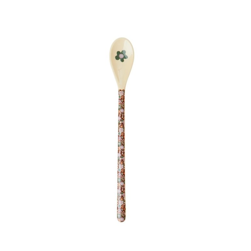 Melamine Latte Spoon Fall Floral print