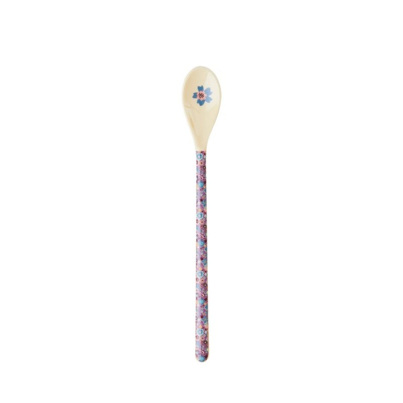 Melamine Latte Spoon Fall Floral print