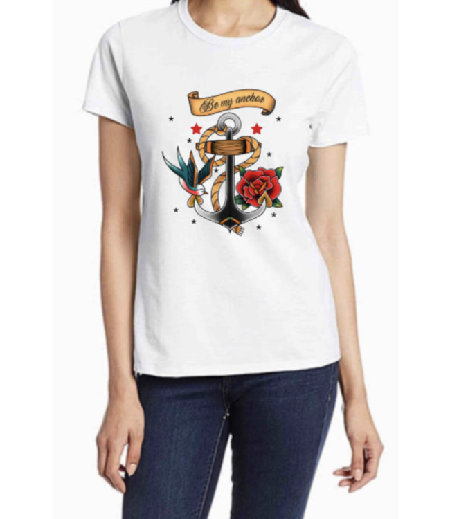 TEE BE MY ANCHOR WHITE