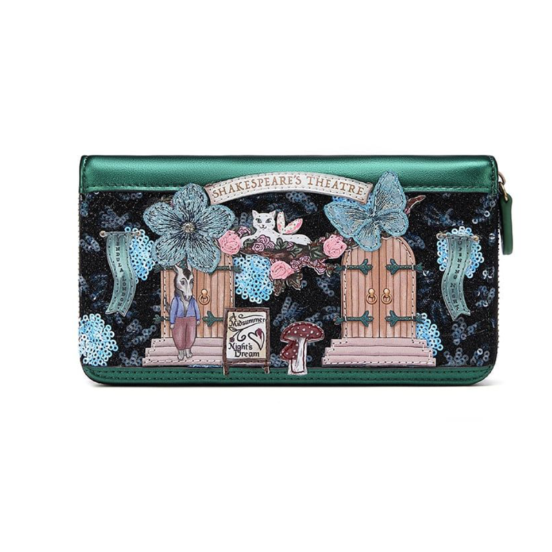 Shakespeares Theatre Large zipper wallet