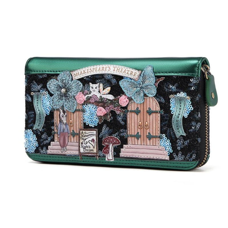 Shakespeares Theatre Large zipper wallet