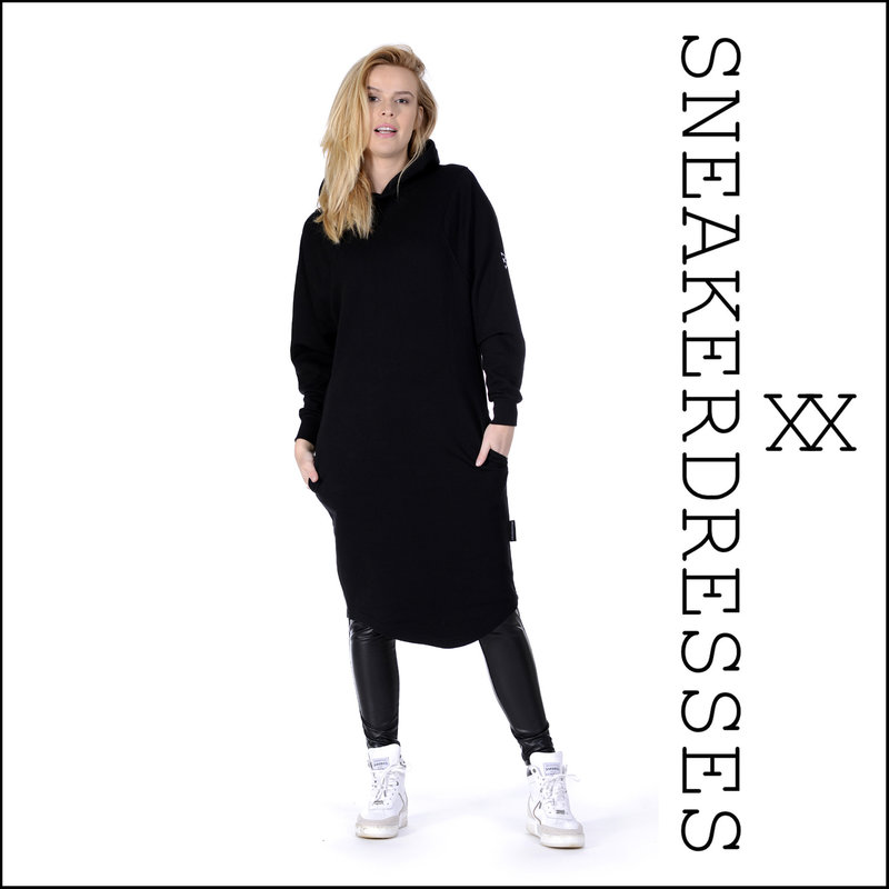 Hoody dress black