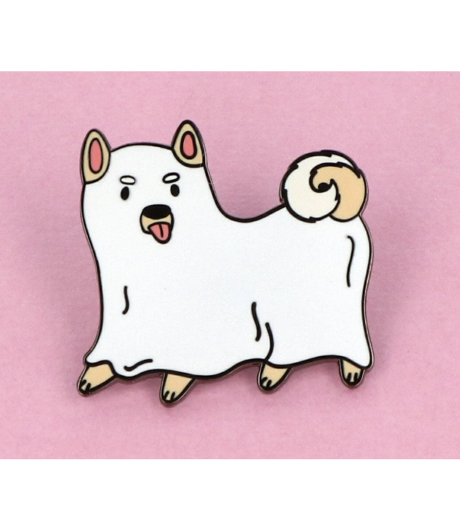 Ghost Dog Enamel Pin