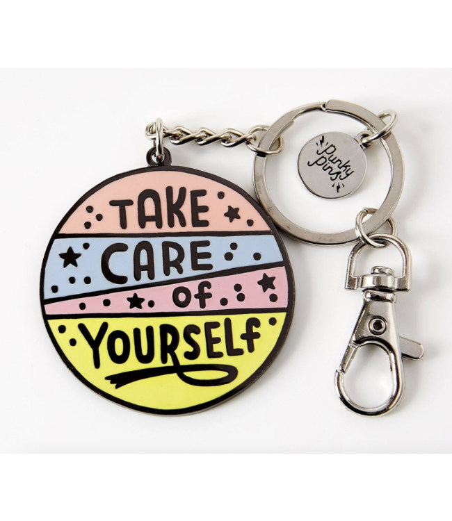 Take Care Of Yourself Enamel Keyring