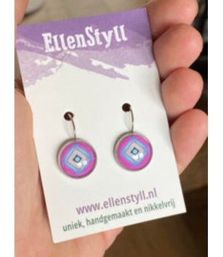 Ellen Style Oorbellen Olivia blauw