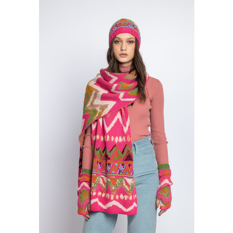Sjaal Artistic Pattern - pastell-violett