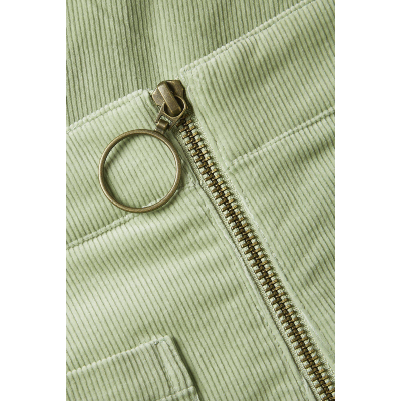 High Waist Zip Pants Babyrib