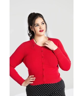 Hell Bunny Paloma Cardigan red