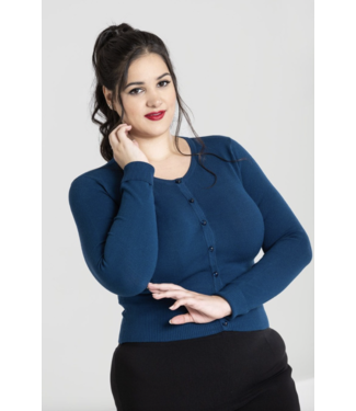 Hell Bunny Paloma Cardigan Navy