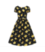 Demira Polka Lemon Dress