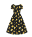 Demira Polka Lemon Dress