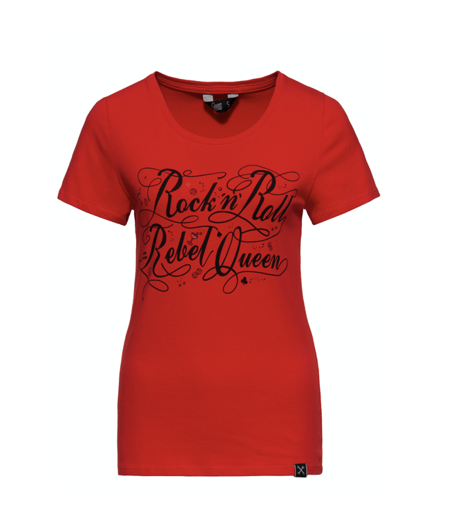 Queen Kerosin Shirt Rock & Roll Queen Rood