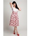 Alexa Strawberry Swing Skirt