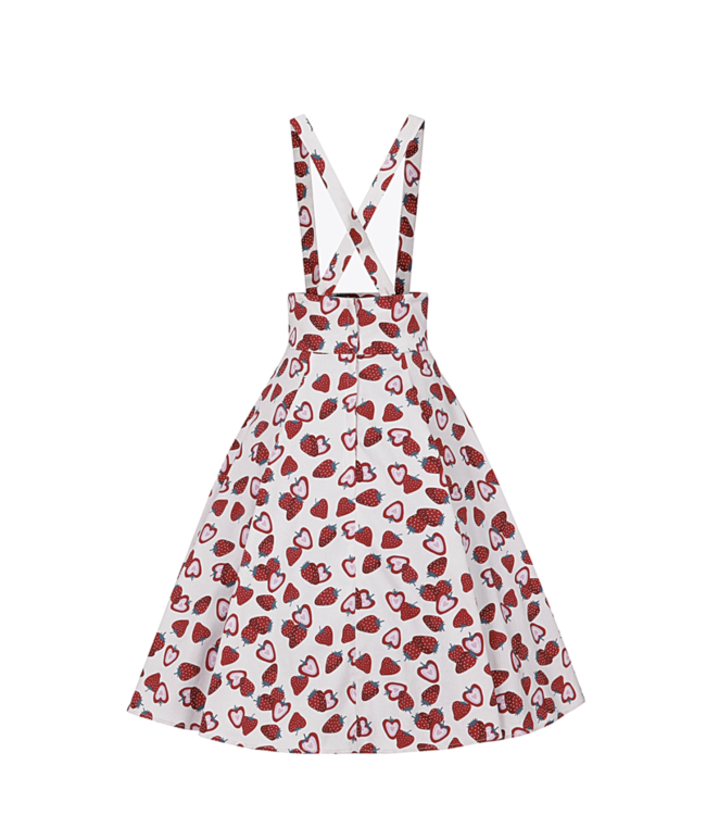 Alexa Strawberry Swing Skirt