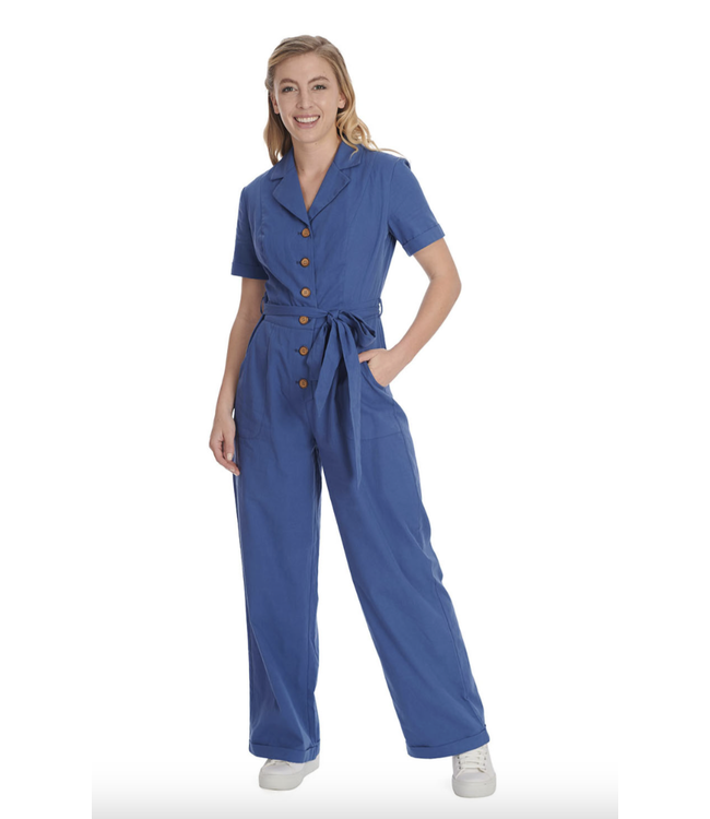 Adventure Ahead Jumpsuit Blauw