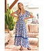 Francesca Print maxi dress