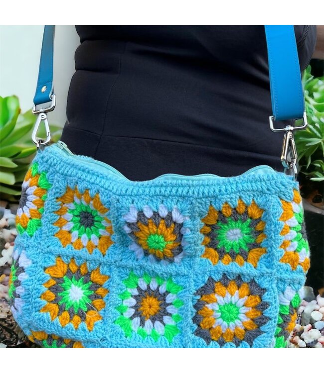 Crochet Bag Licht blauw