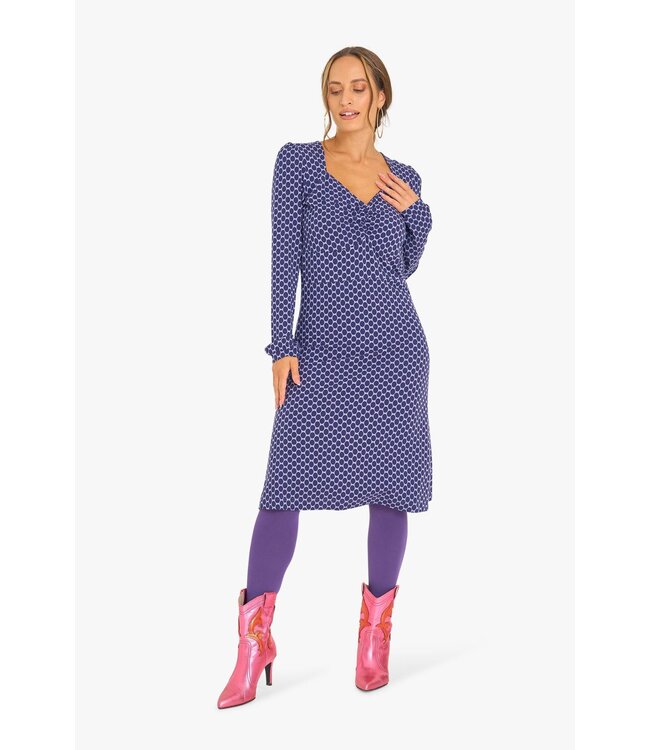 Lala Dress Oval Purple