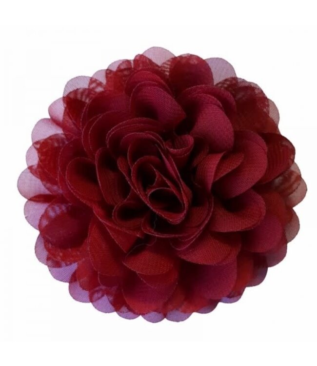 Chili Red Chiffon Corsage