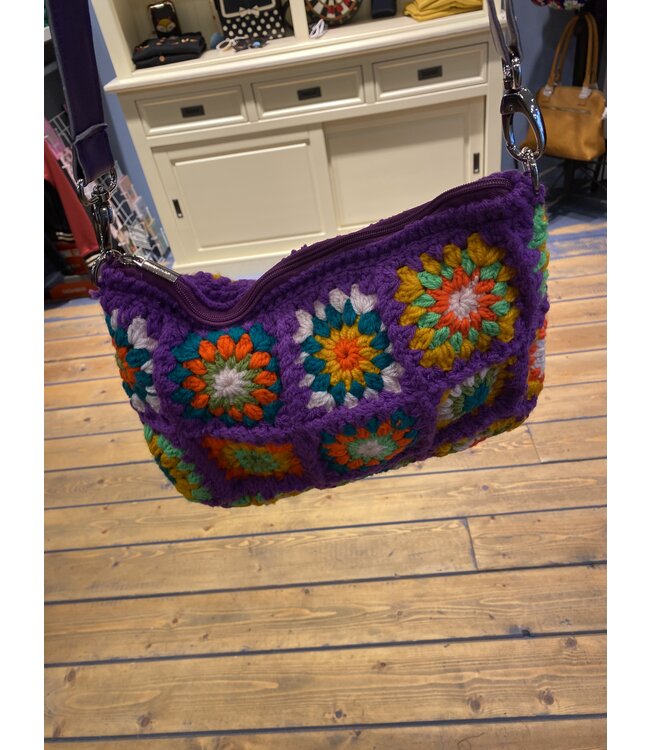 Crochet Bag Purple