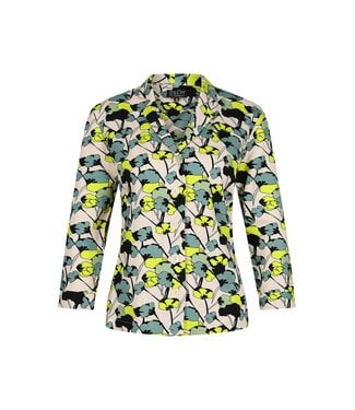 Zilch Blouse Bouquet Lemon