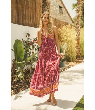 Jaase Merlot Bambi Maxi Dress