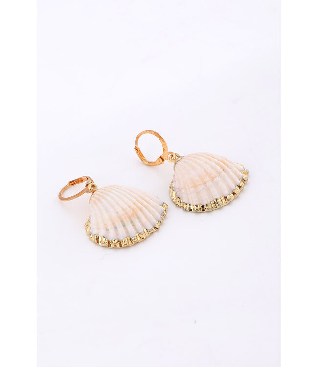 SHELL DROP EARRINGS