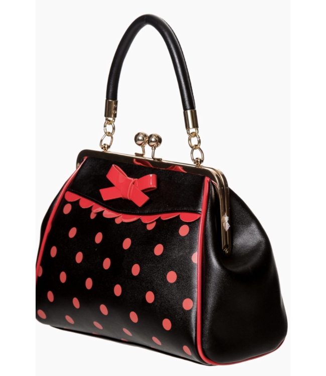 CRAZY LITTLE THING BAG Black & Red
