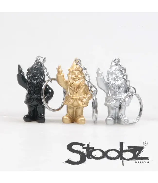 Kabouter Sleutel Hanger Goud