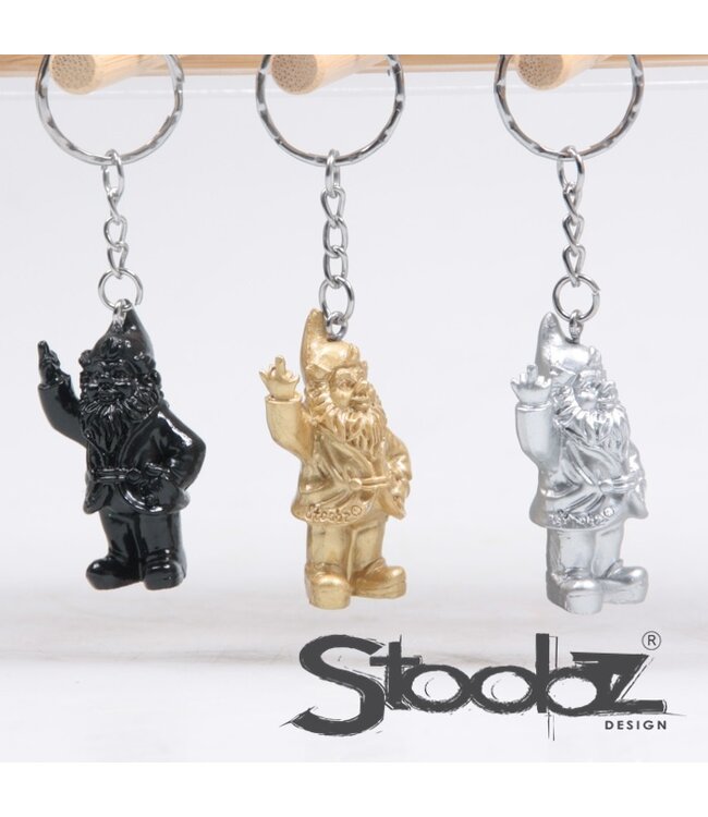 Kabouter Sleutel Hanger Goud