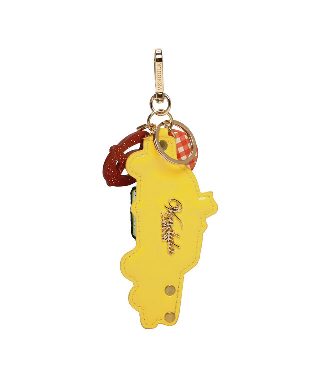 New York City Cats & Corgis Taxi Key Charm