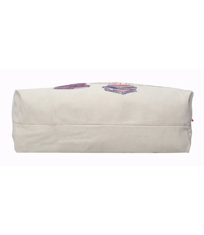 Vendula Travelling Library Canvas Tote Bag